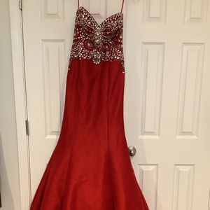 Jovani Prom Formal Gown Size 4 Red